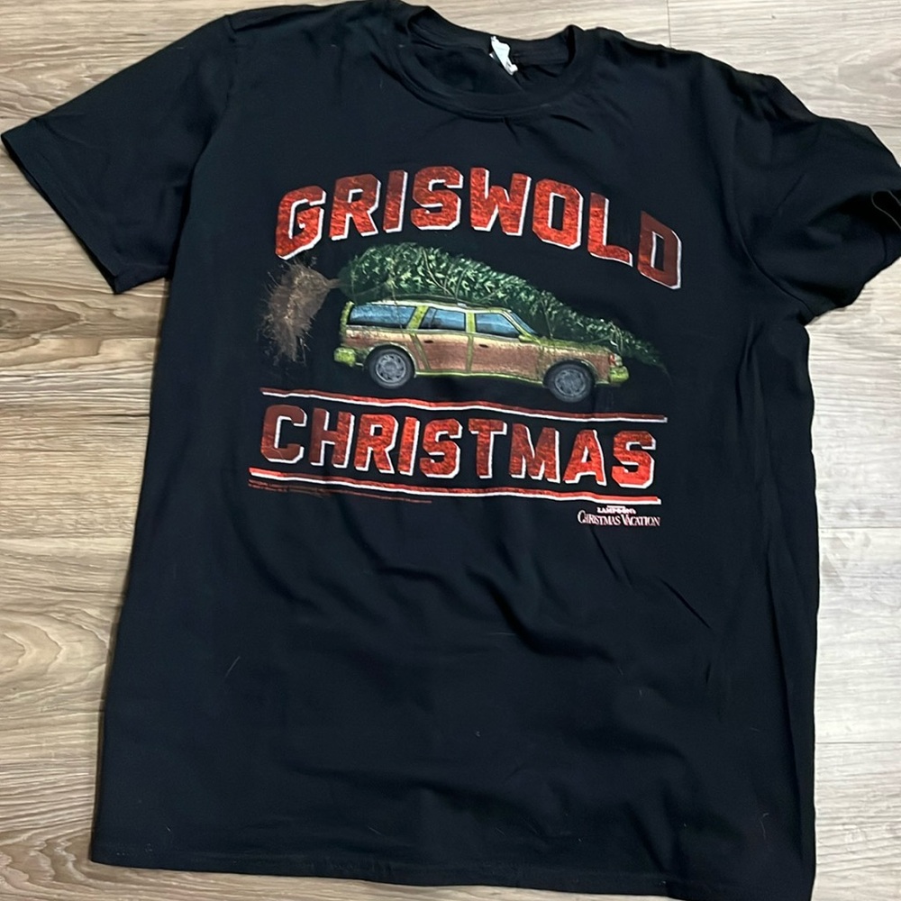 Griswold Christmas Black T-Shirt